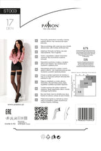 Laden Sie das Bild in den Galerie-Viewer, halterlose Strümpfe ST003 rot von Passion