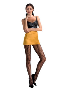 NETZ-STRUMPFHOSE TI046 SCHWARZ VON PASSION